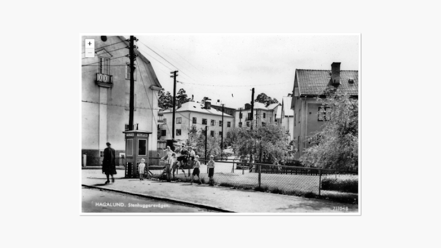 Stenhuggarvägen på 1940-talet